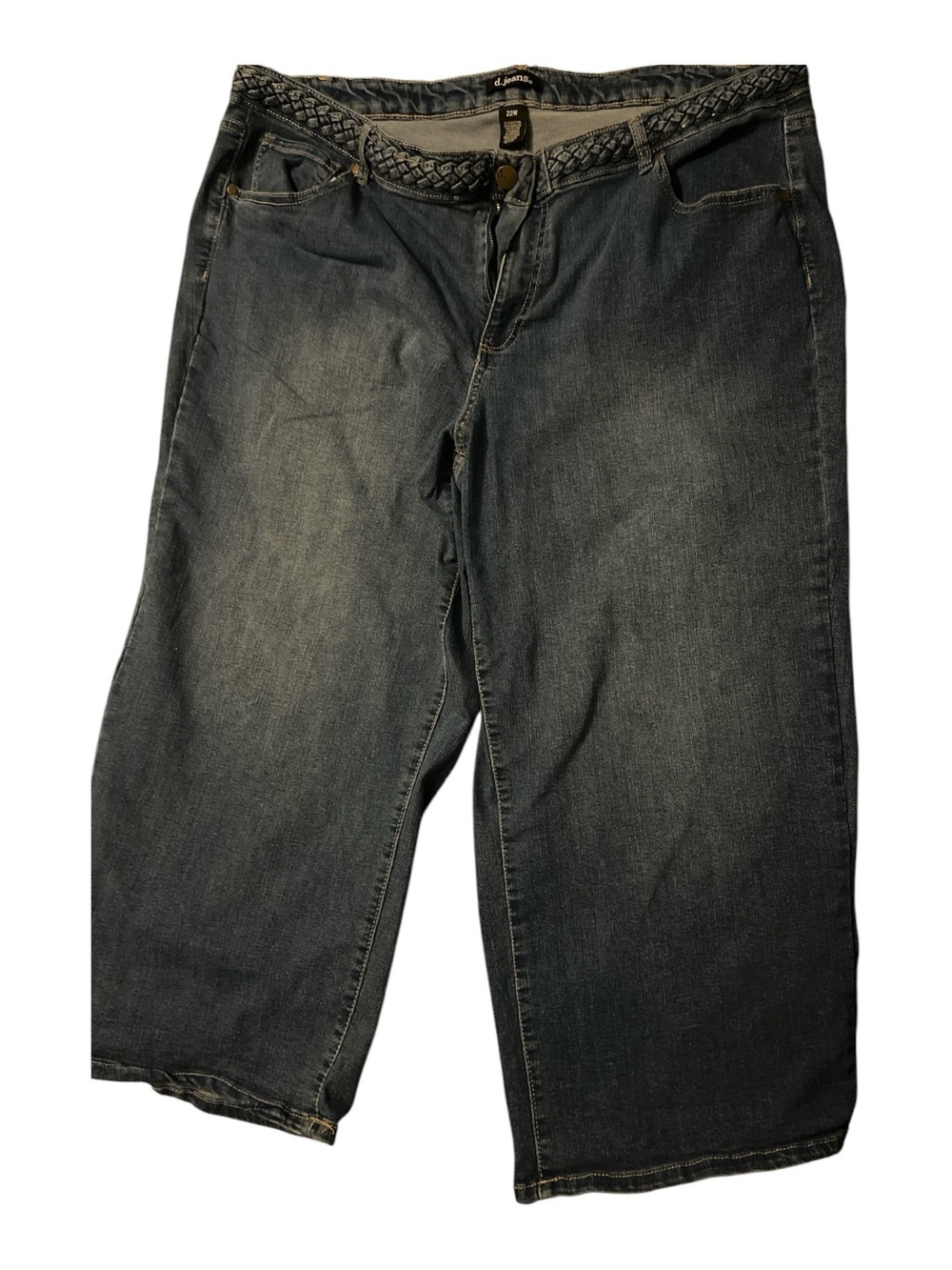 d. jeans Women’s Wide Leg Dark Blue Flare Jeans